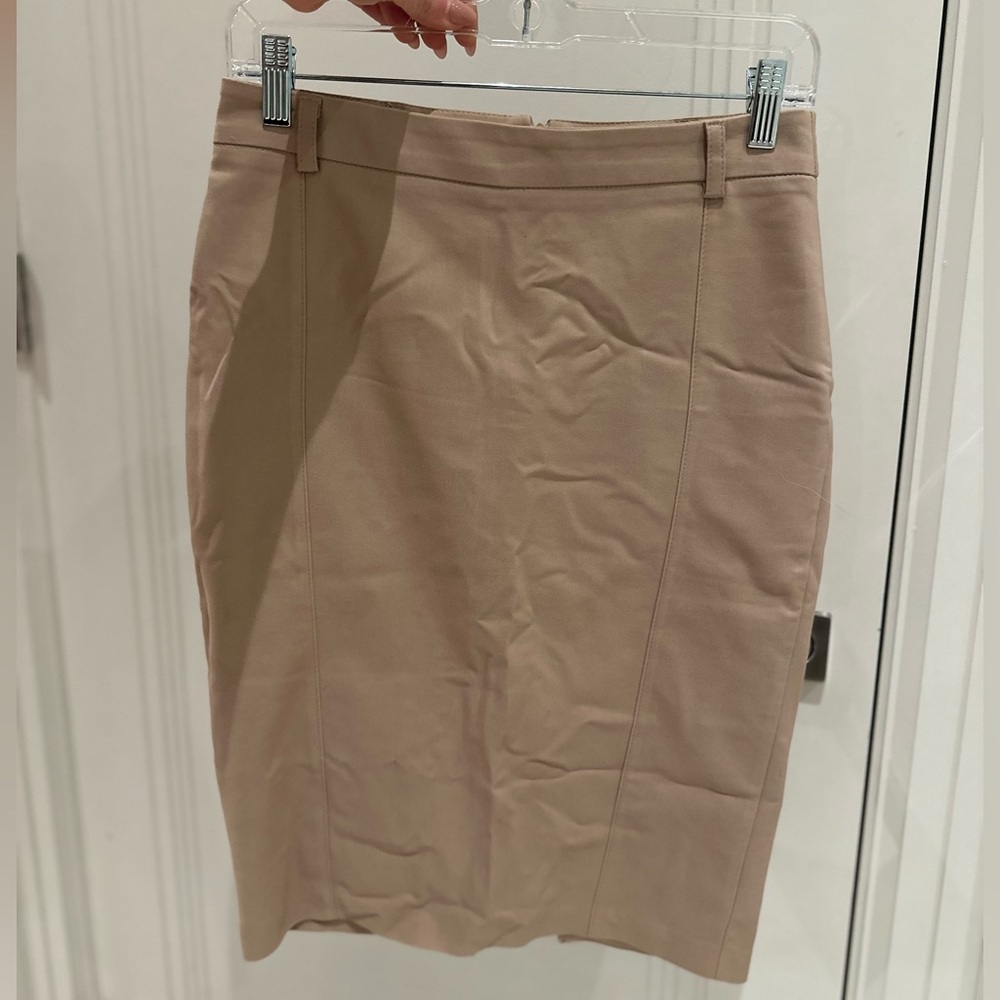 Rinascimento Beige Pencil Skirt